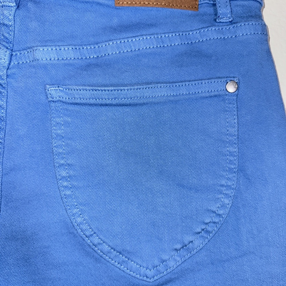 Judy Blue Shorts Women's Size Medium Sky Blue Raw Hem Mid Rise BOHO Festival - Picture 16 of 16